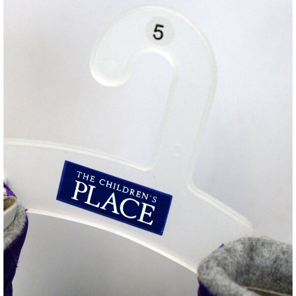 TCP Children's Place Purple Winter Snow Boots sz 5 NWT Girls Faux Suede Quilted - Picture 7 of 7